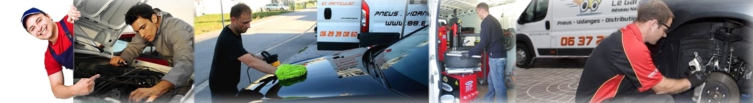 Garage, Garagiste, mecanicien à domcile, atelier mobile, pneus à domcile 